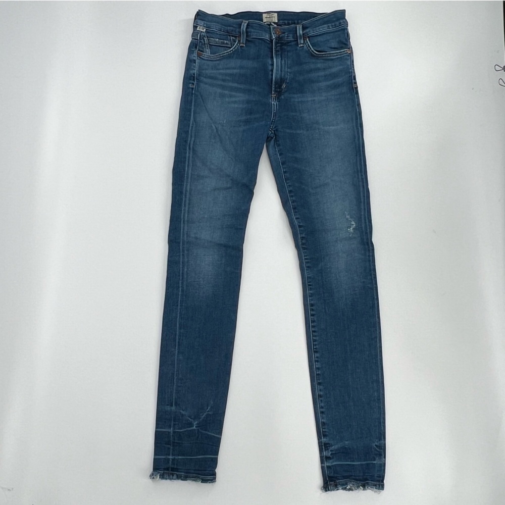 Citizens Of Humanity Rocket High Rise Skinny Distressed Jeans Size 29 Women’s